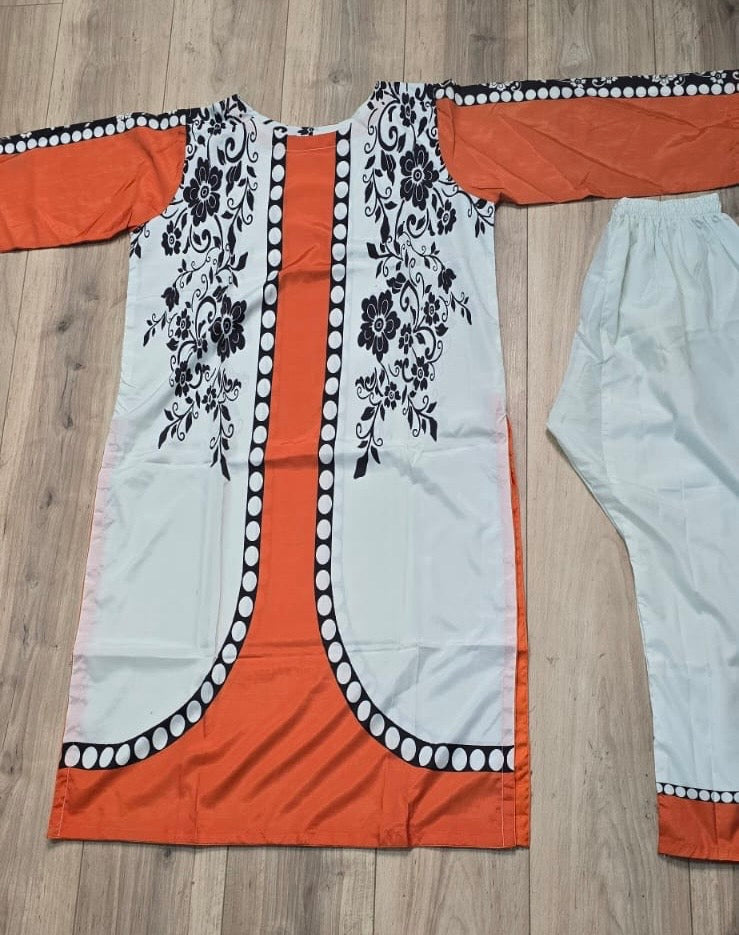 Brit 2 piece winter silk cord set_81042 Pakistani ladies suit B2792