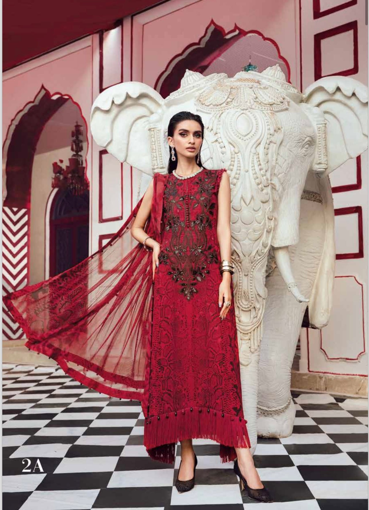 M print original Designer 3 piece winter collection Pakistani ladies suit B328