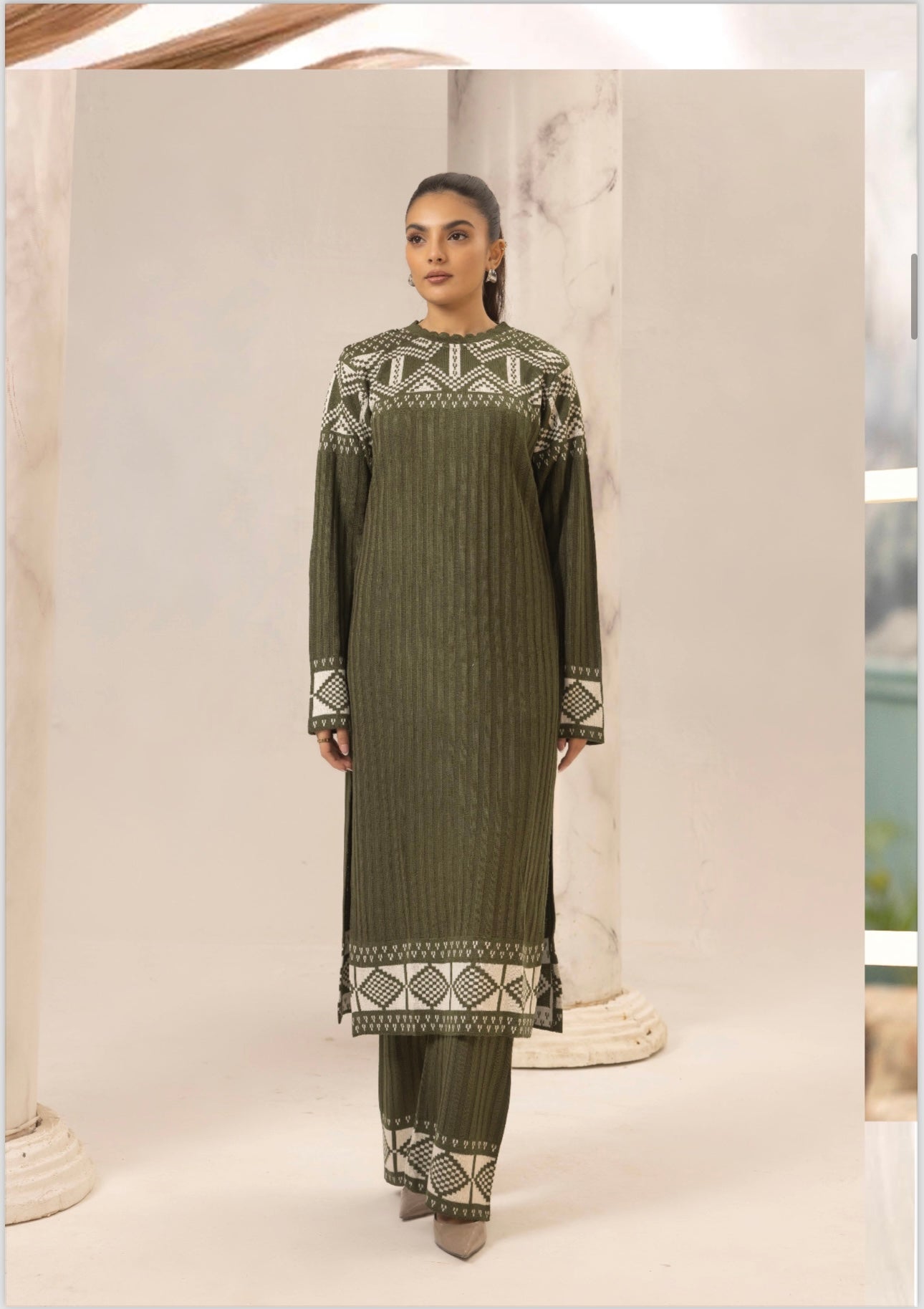 Brit 2 piece modest wear _81042 Pakistani ladies suit B268