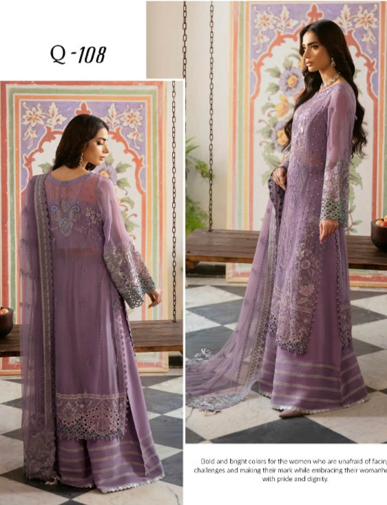 Brit Ramsha luxury chiffon_6089 ladies suit B40