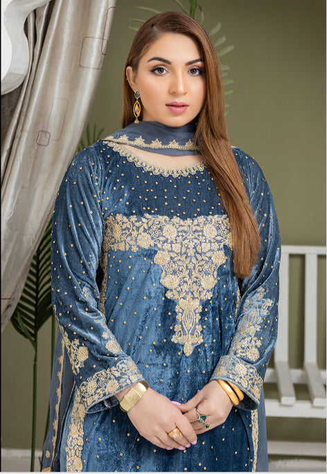 Brit Valvet 3 piece _4070 Grey B5