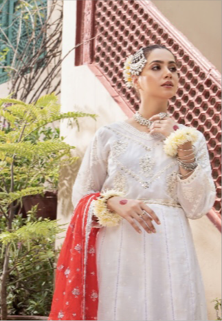 Raniya Designer 3 piece chicken kari _8040 Pakistani suits RCL