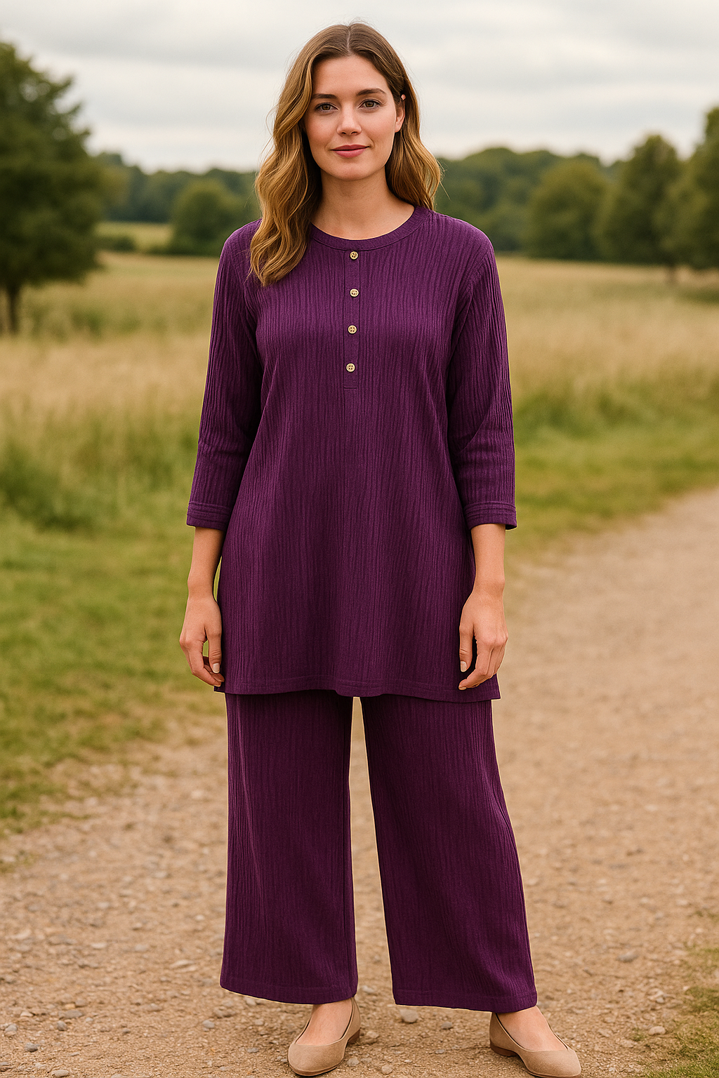 Brit 2 piece modest wear Free size_81042 B2791