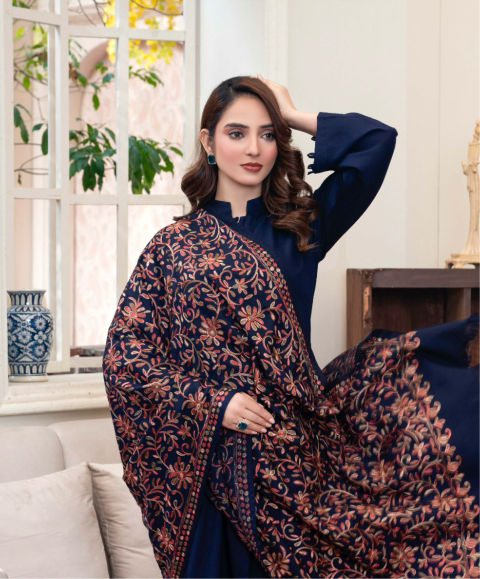 Raniya 3 piece_6036 Dhanak Pakistani ladies suit B18