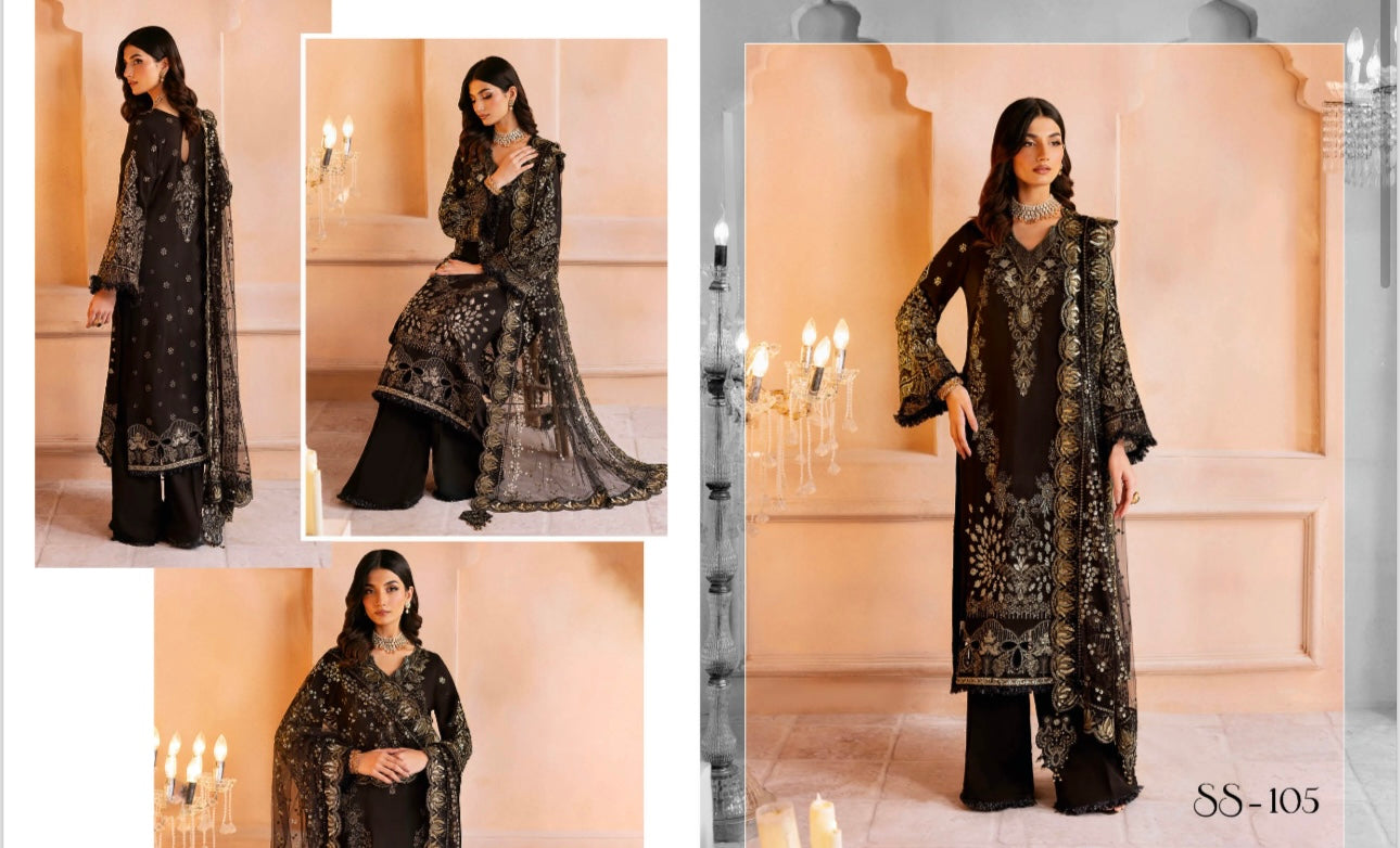 Ramsha original designer silk_100117 Pakistani ladies suit B121