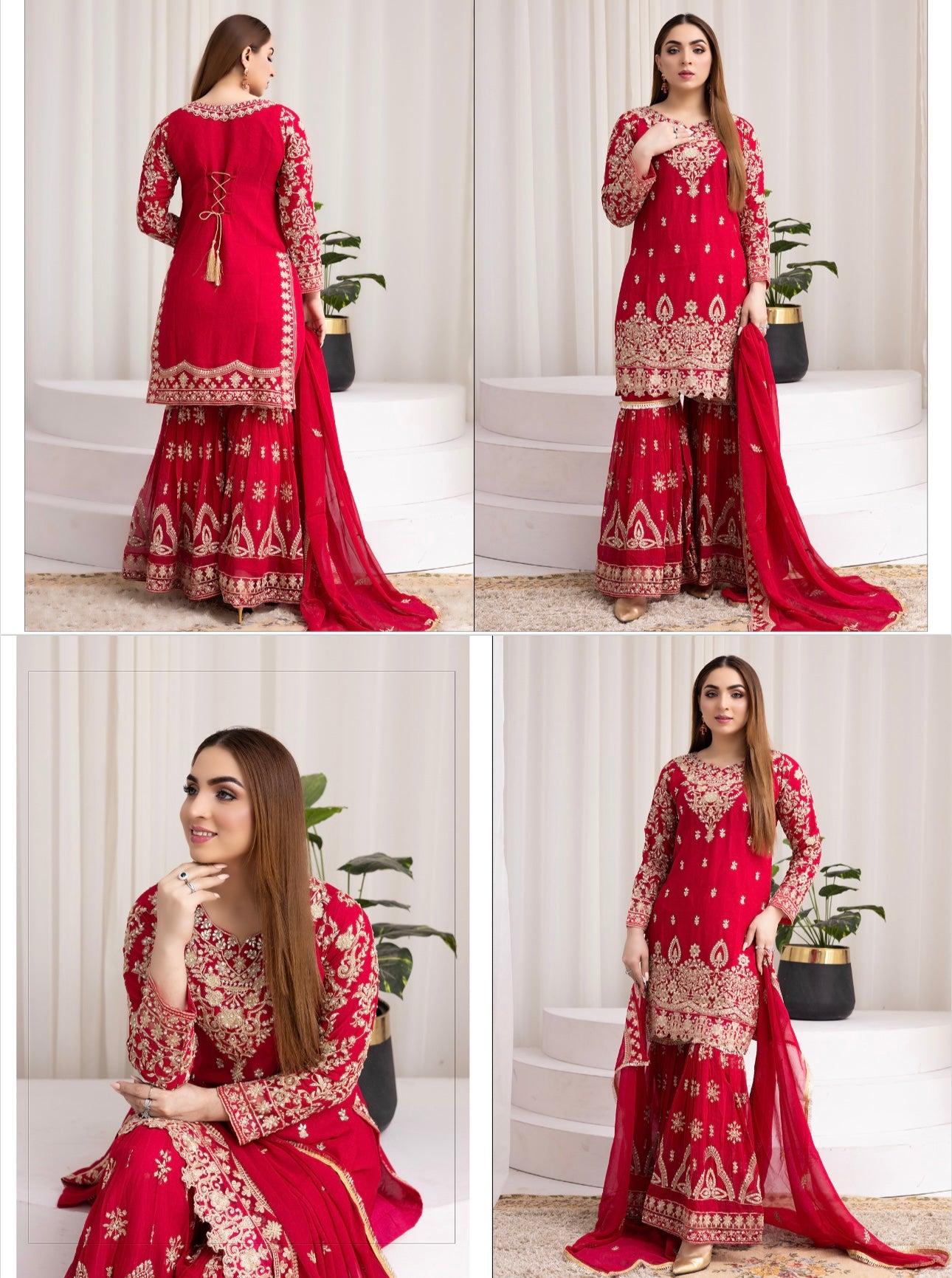 Brit 3 piece luxury chiffon_81042 Pakistani ladies suit B193