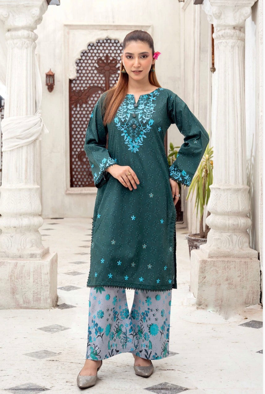 Brit 2 piece cord set summer lawn collection ladies dress B634