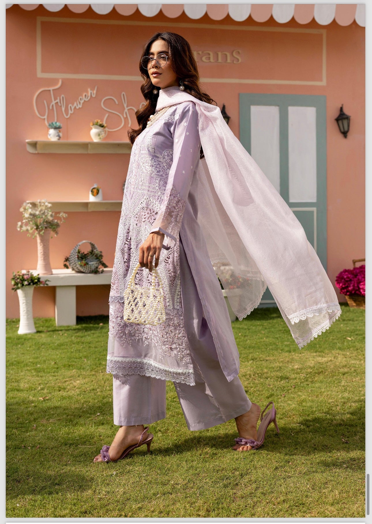 Maria B inspired 3 piece Chicken Kari _100333 Pakistani ladies suit B170