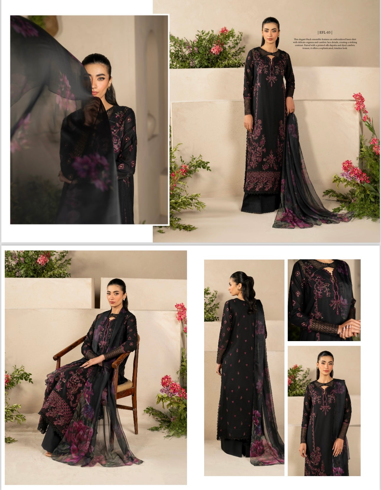 IZNIK original designer lawn_81042 Pakistani ladies suit B182