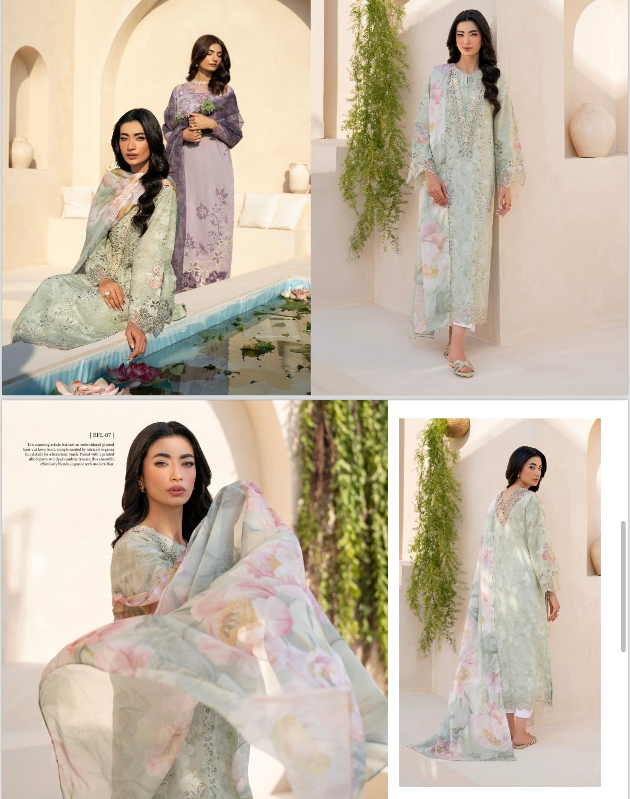 IZNIK original designer lawn_81042 Pakistani ladies suit B182
