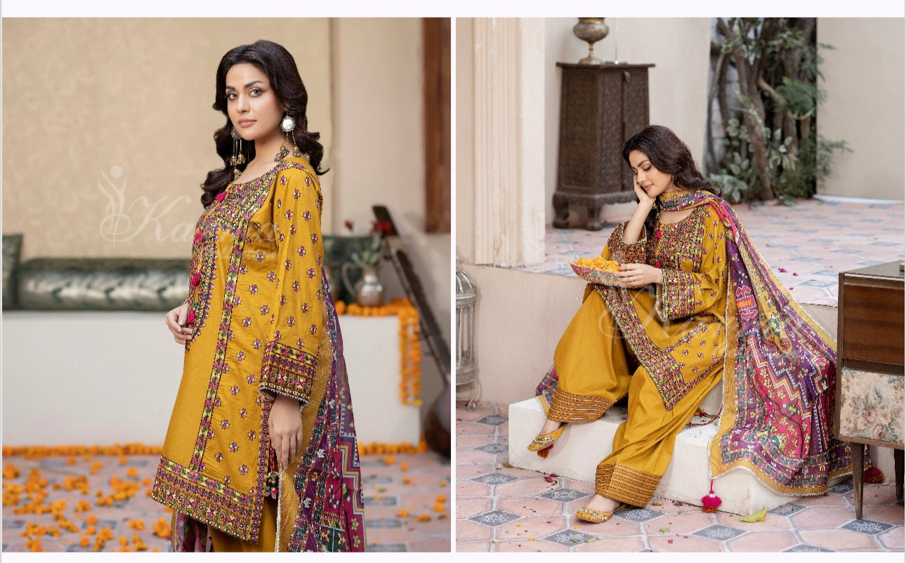 Karma afreen _9058 3 piece suit B86