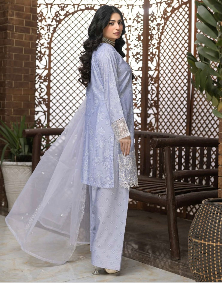 Brit 3 piece luxury Viscose_10044 Farshi shalwar B108