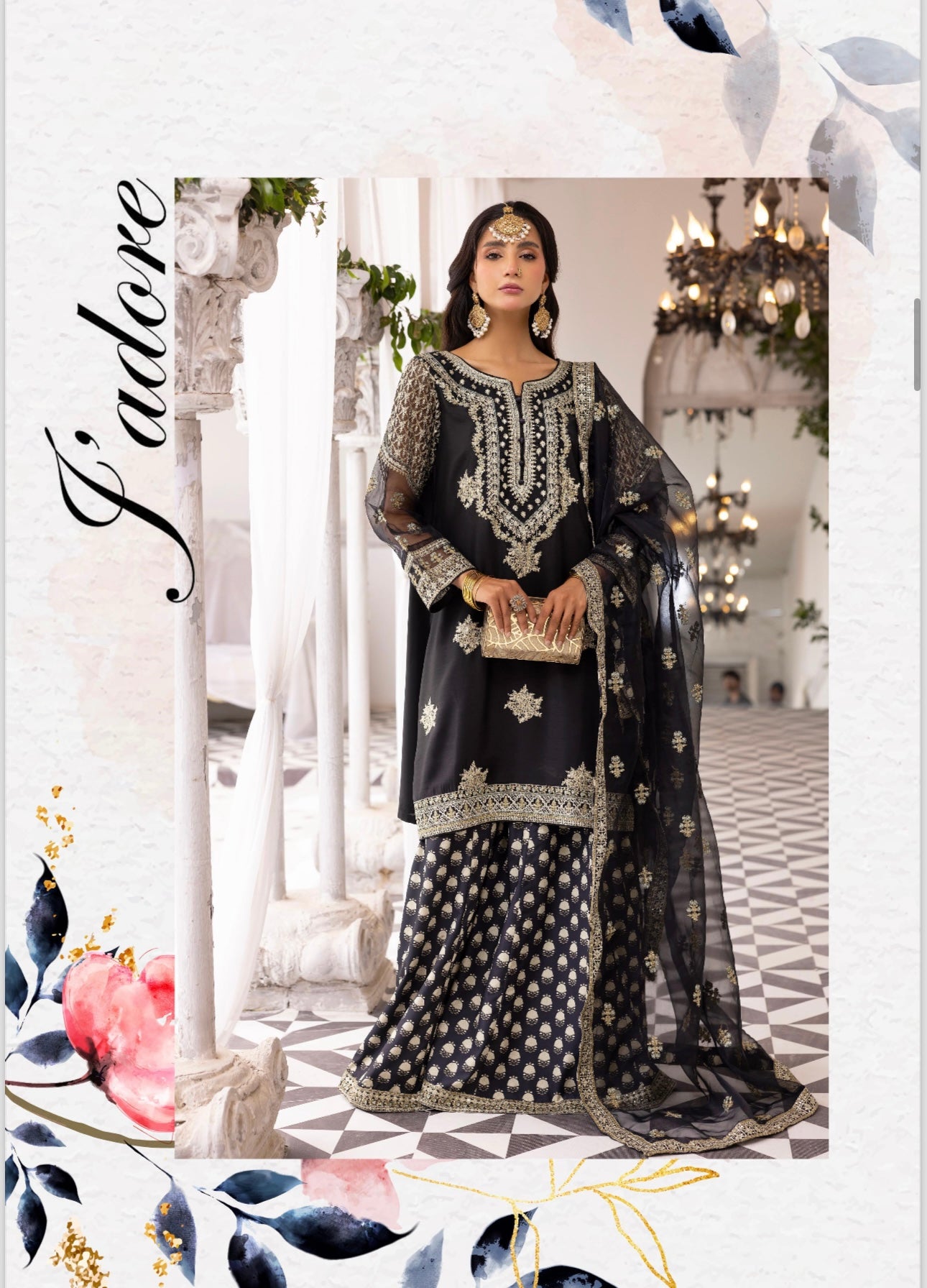 Ethnic 3 piece Viscose_100204 Pakistani ladies suit B135
