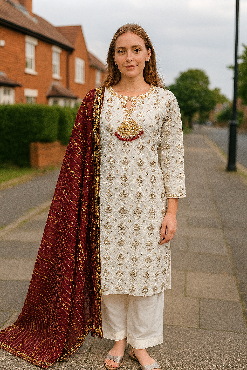 Brit 3 piece luxury chiffon _81042 Pakistani ladies suit B226