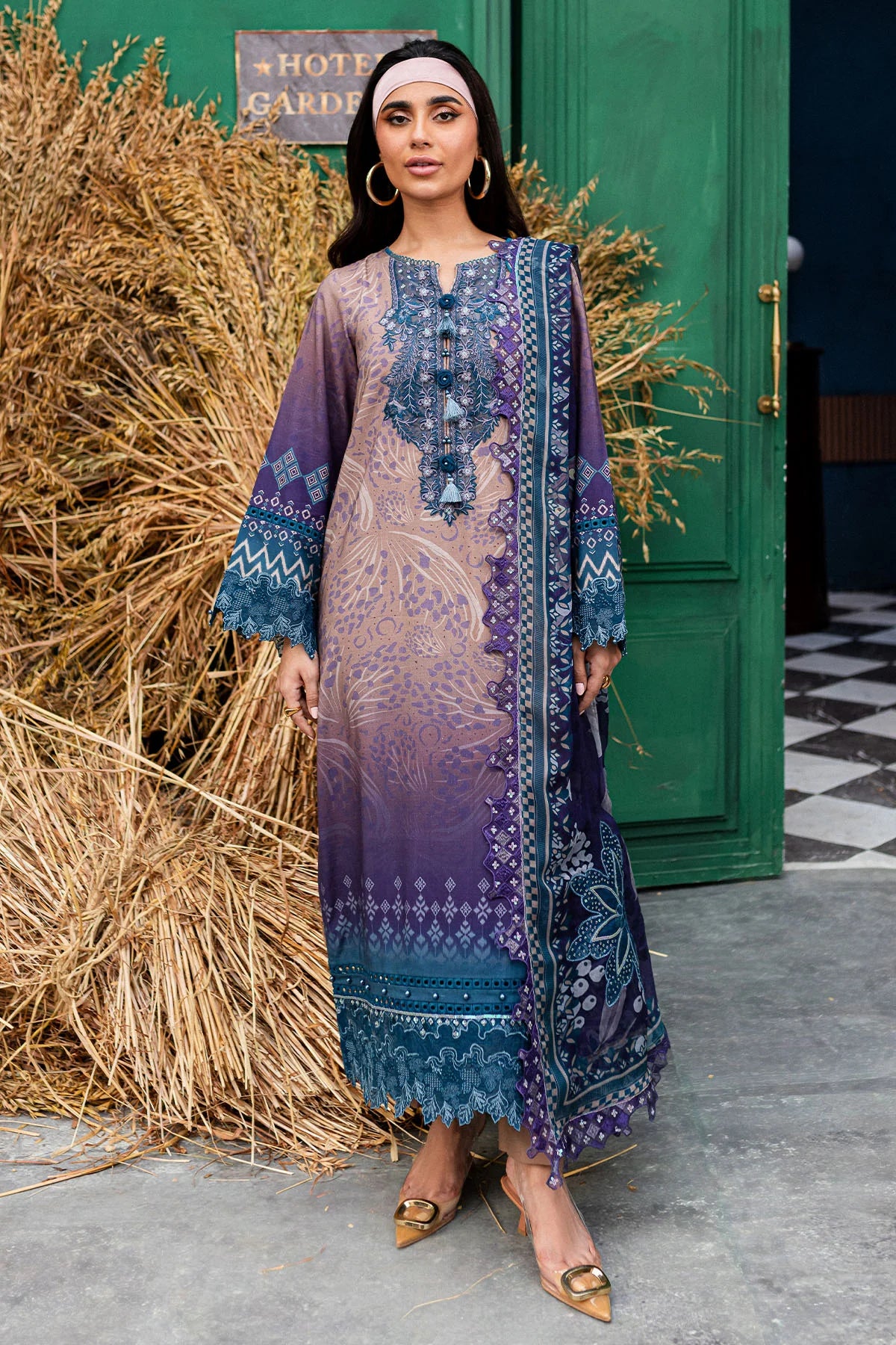 Nureh original designer _8047 Pakistani ladies suit B67