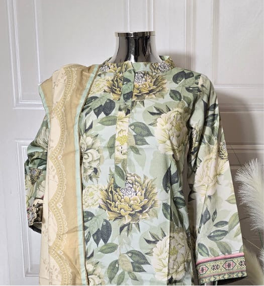 Barouque Dhanak 3 piece_4037 Pakistani suits for ladies DB1