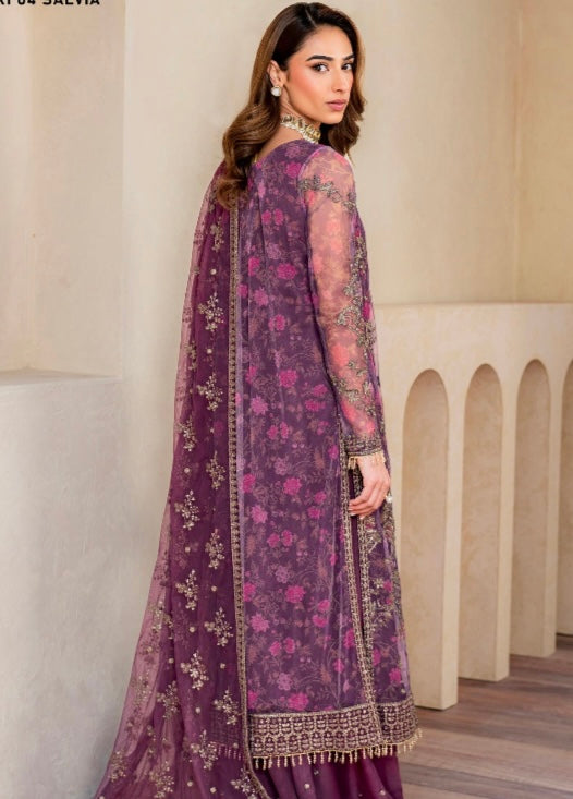 Zarif designer embroidery net _8020 Pakistani ladies suit