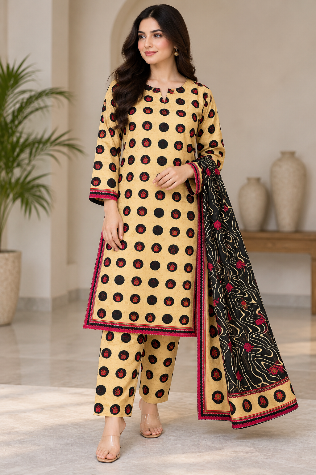 Bin Saeed 3 piece khadar designer collection B816
