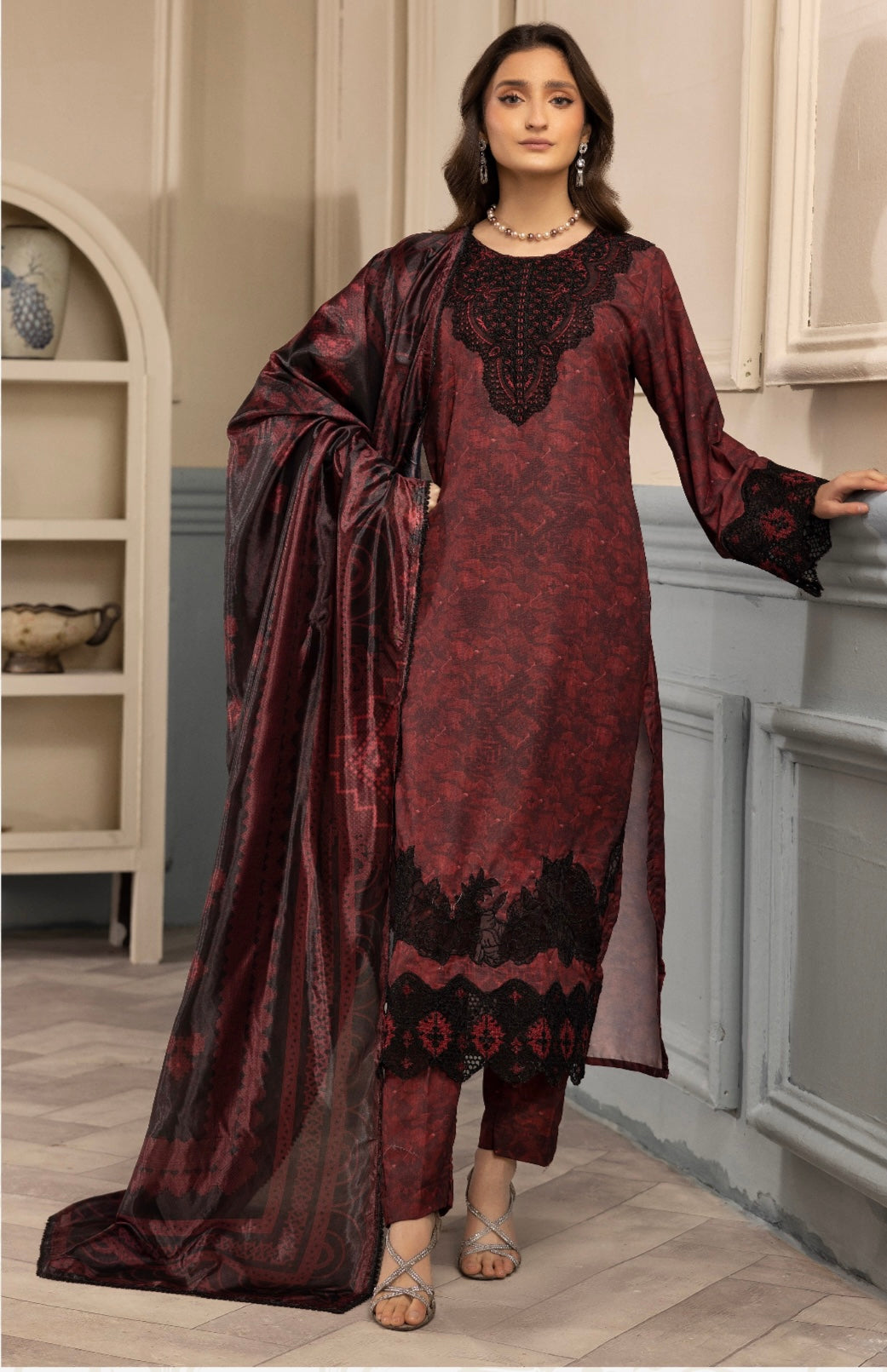 Simrans 3 piece viscose_8041 Pakistani ladies suit b65