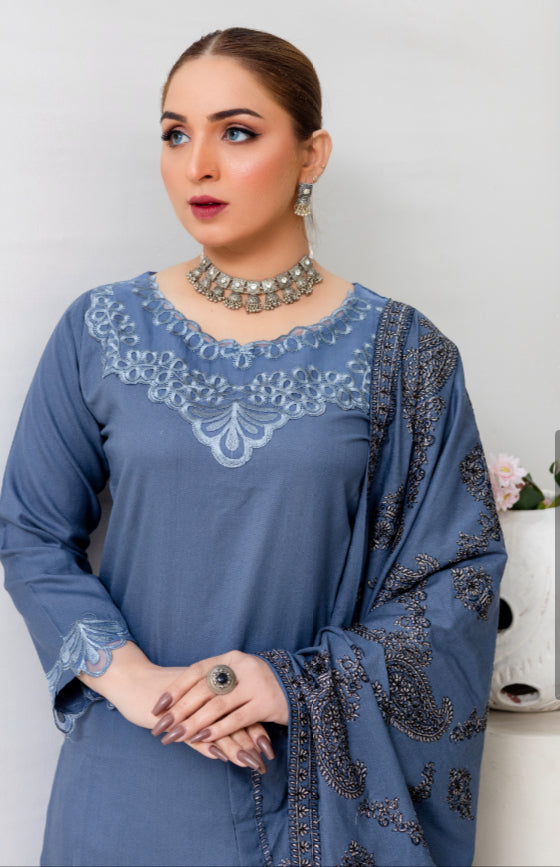 Brit 3 piece Dhanak_5009 Pakistani ladies suit BN2