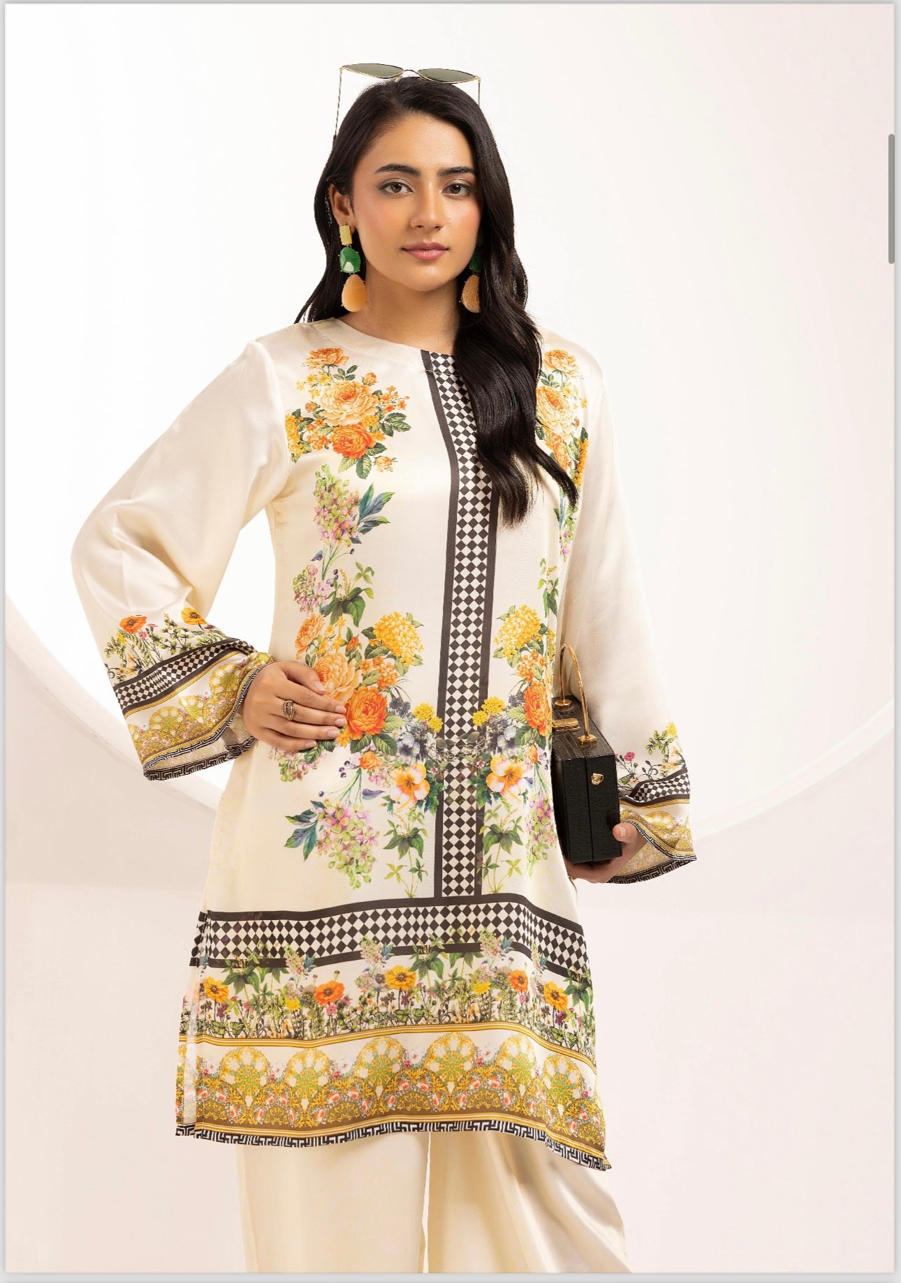 Ethnic 2 piece Silk_100174 Pakistani ladies suit B130