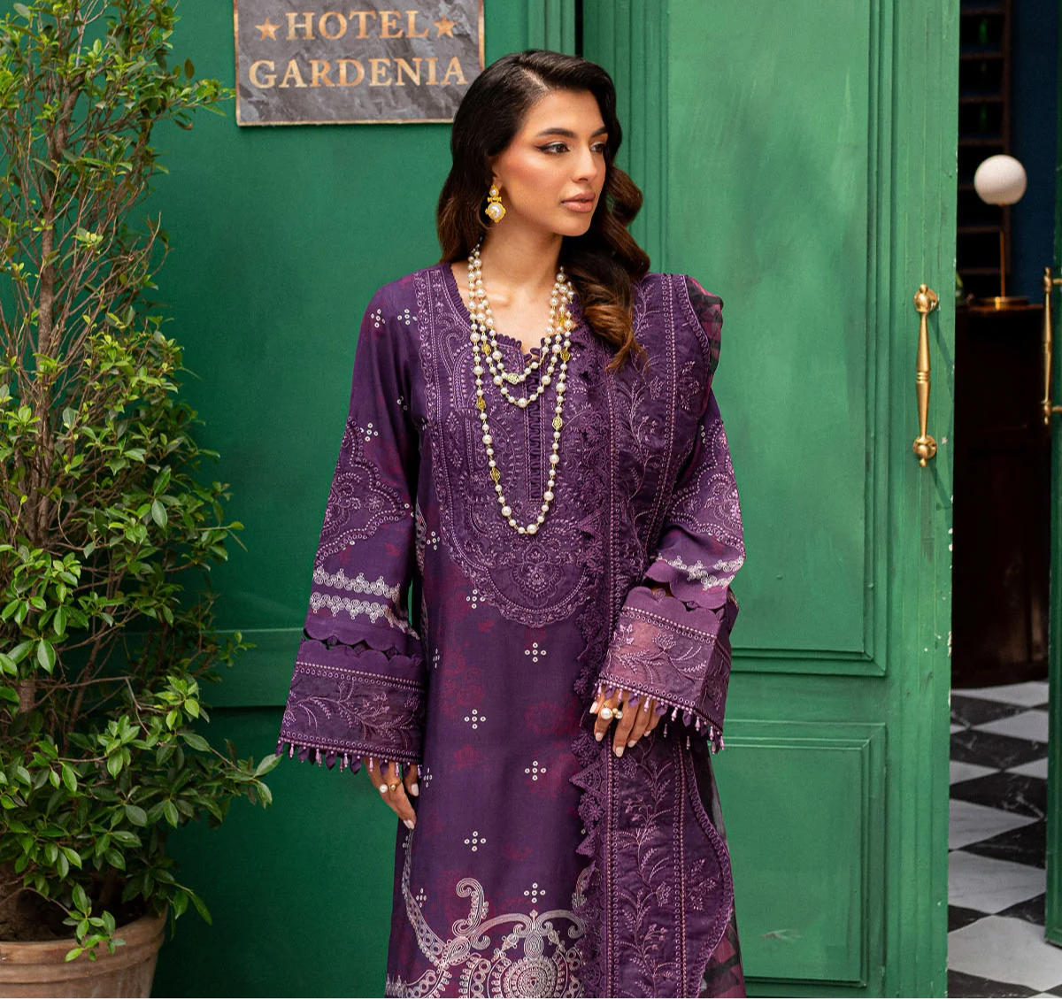 Nureh original designer _8050 Pakistani ladies suit B67