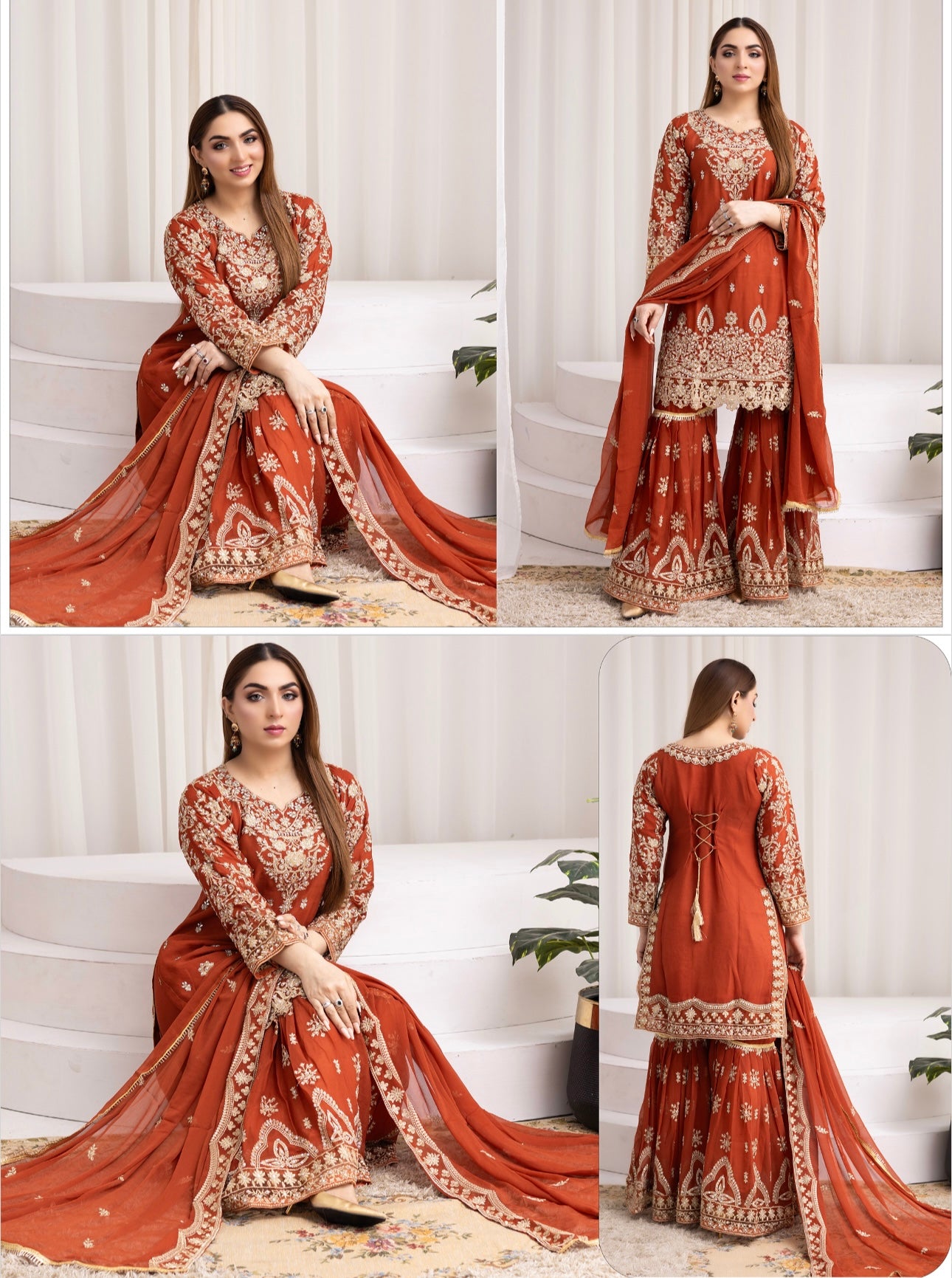 Brit 3 piece luxury chiffon_81042 Pakistani ladies suit B193