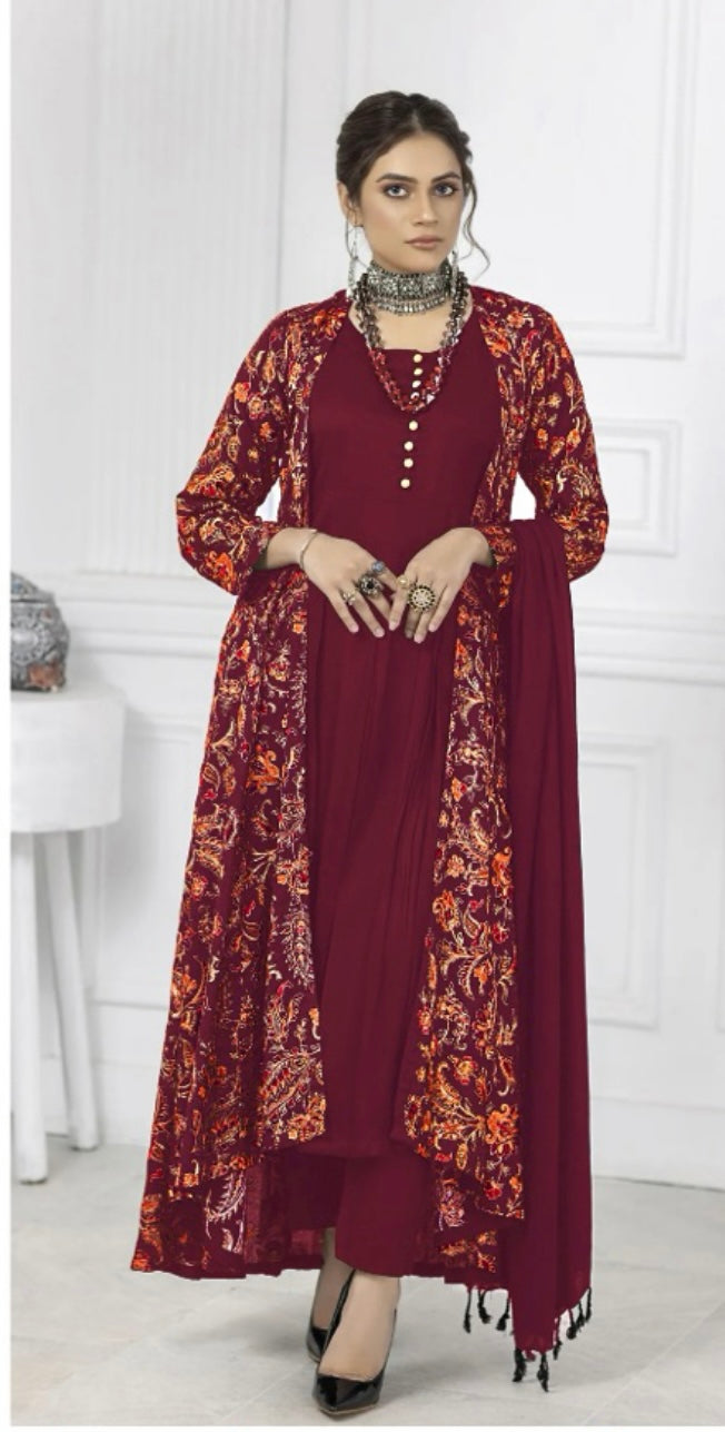 Brit 3 piece Dhanak_6067 Pakistani suits B35