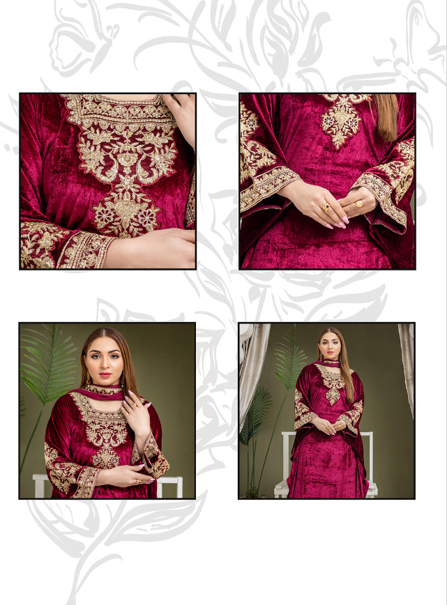 Brit Valvet 3 piece kaftan_3019 B8
