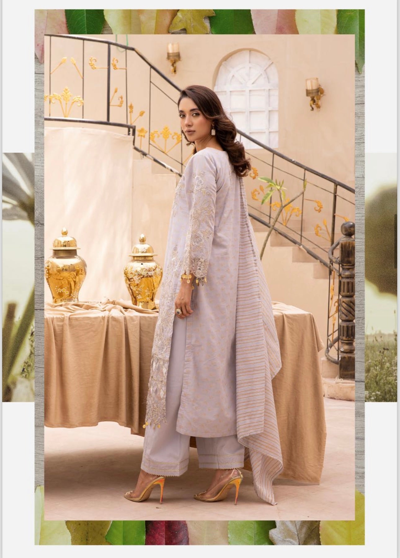 Simrans 3 piece jacquard _8030 Pakistani ladies suit b62