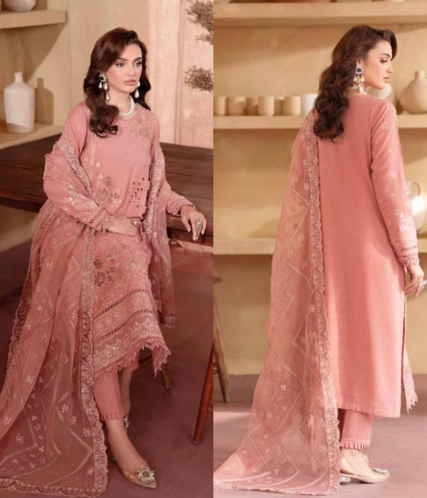 Nureh original 3 piece karandi_7082 ladies suit N1