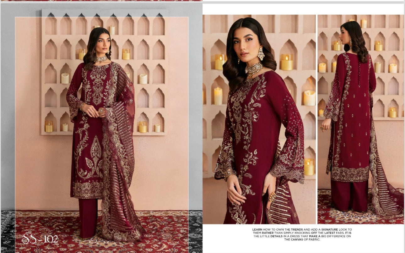 Ramsha original designer silk_1001121 Pakistani ladies suit B121