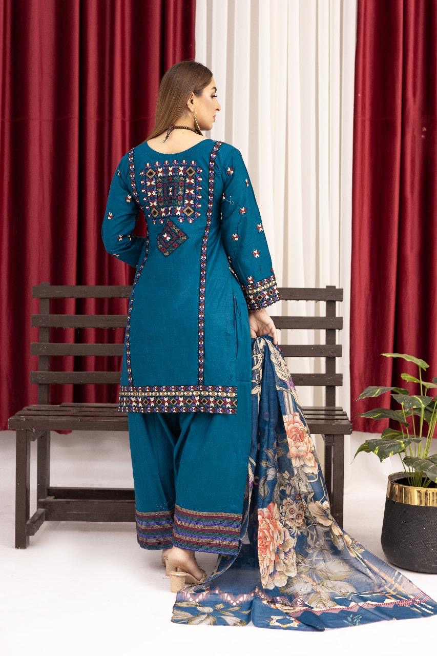 Karma inspired 3 piece lawn _81042 Pakistani ladies suit K182
