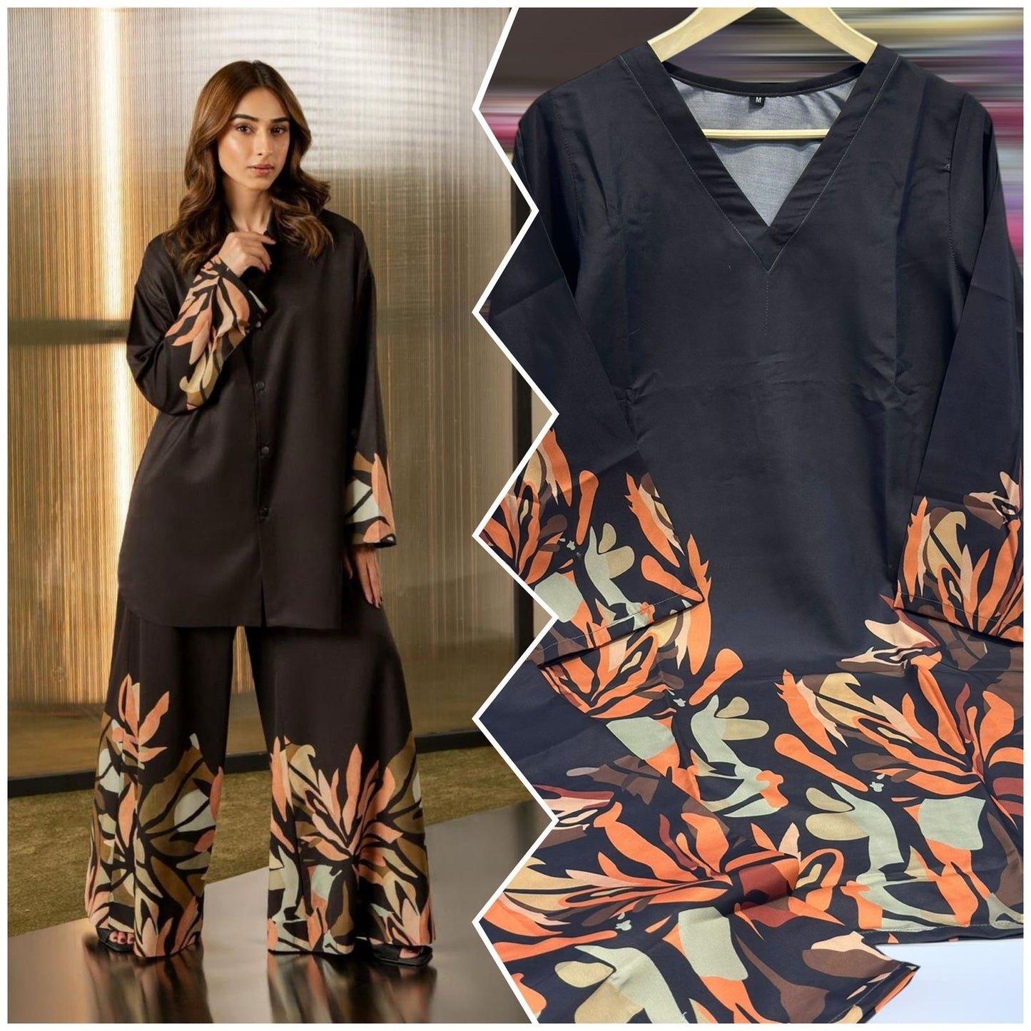 Brit 2 piece silk_100123 Pakistani ladies suit B122