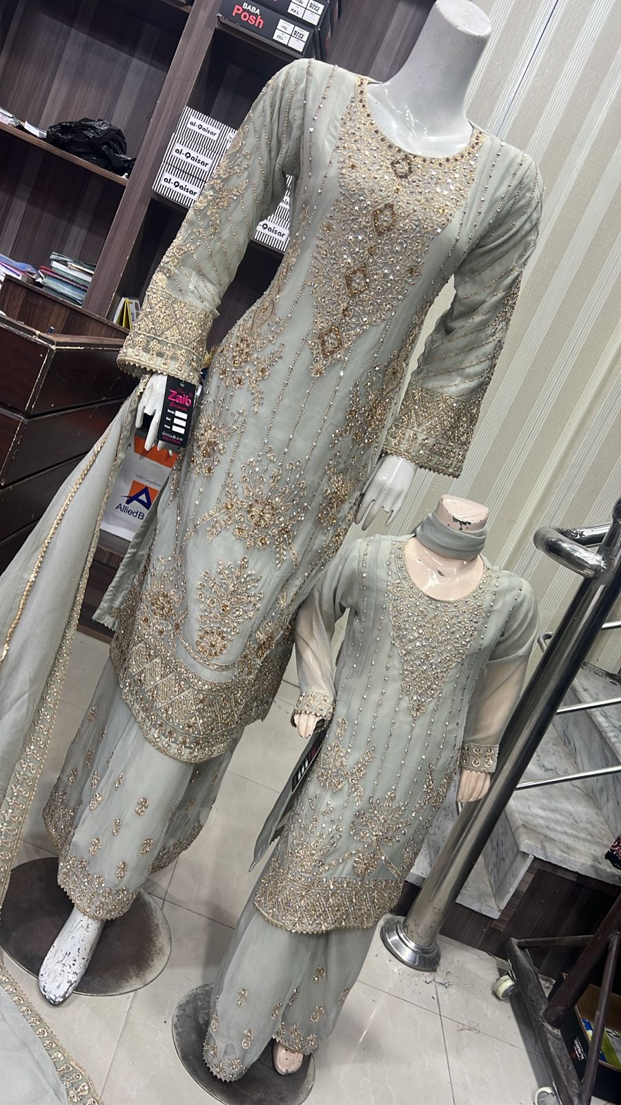 Brit 3 piece chiffon mother and daughter _8096 B172