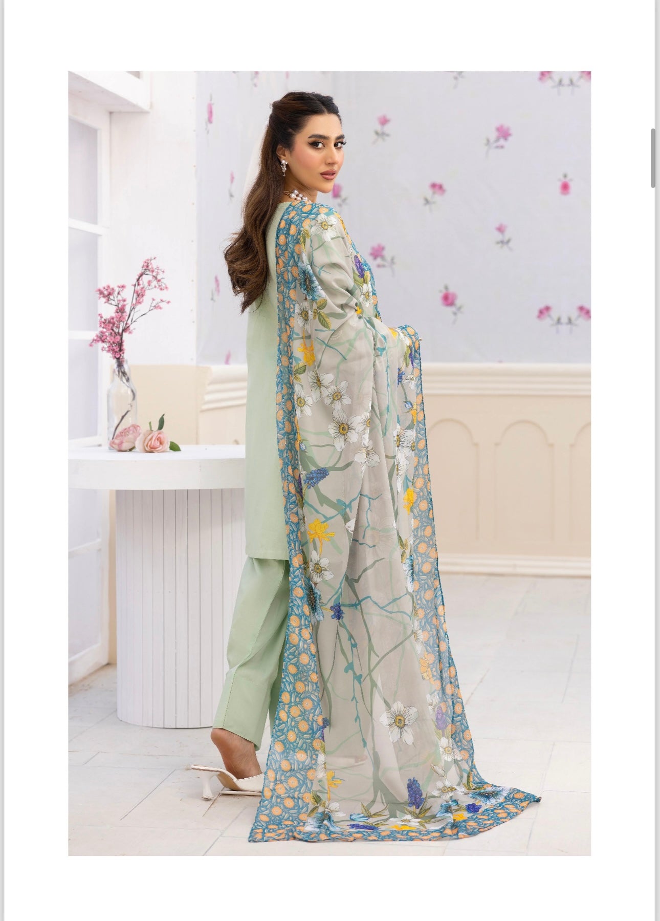 Simrans 3 piece Farshi Salwar cotton _100274 ladies suit B151