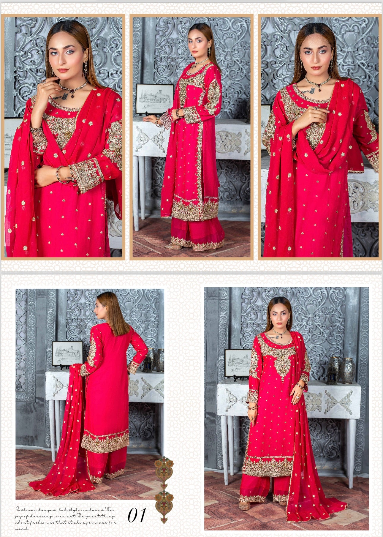 Brit Designer Chiffon_100165 Pakistani ladies suit B127