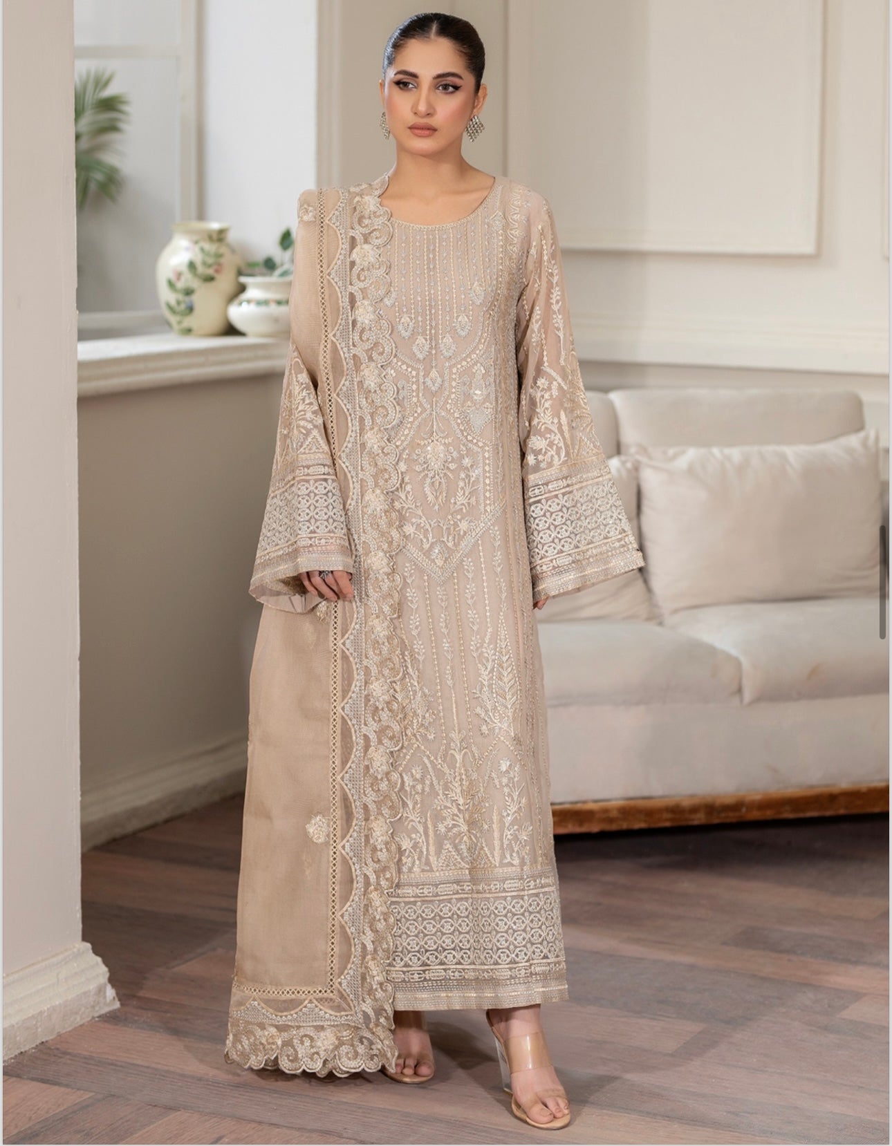 Brit 3 piece luxury chiffon maxi_81042 Pakistani ladies suit B192
