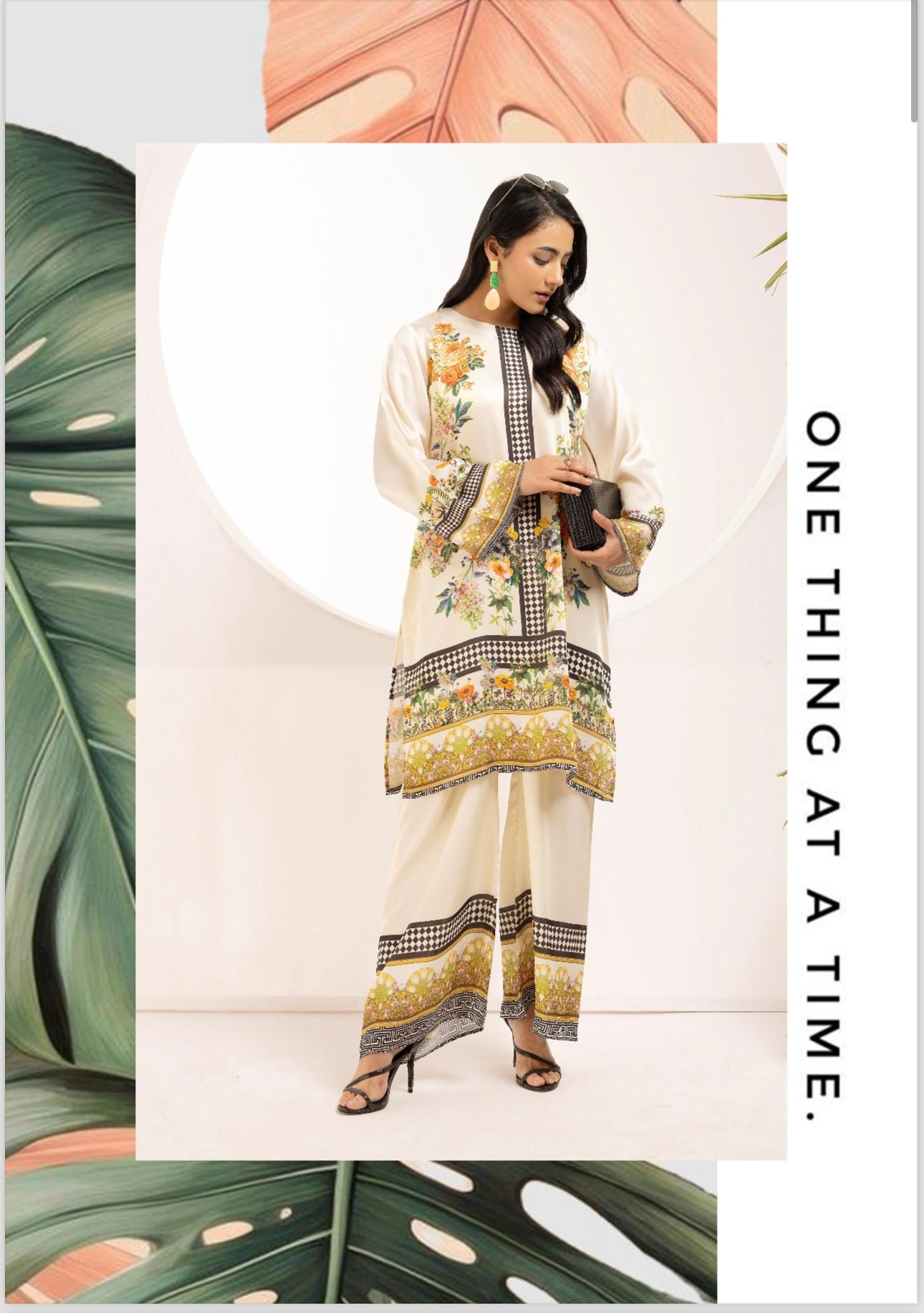 Ethnic 2 piece Silk_100174 Pakistani ladies suit B130