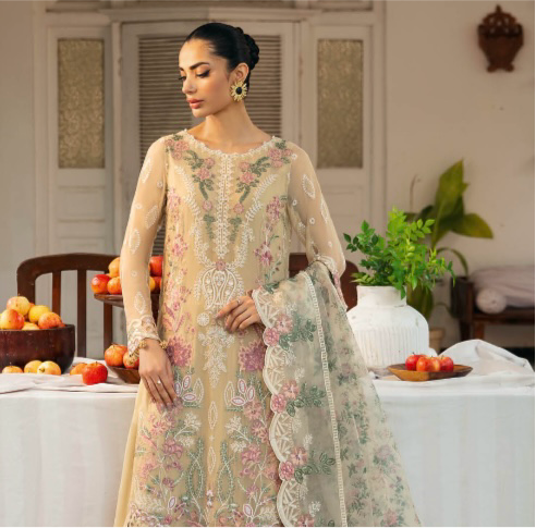Brit Ramsha luxury chiffon_6091 ladies suit B40