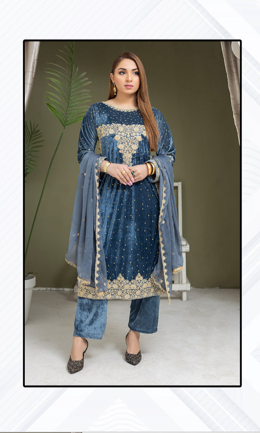 Brit Valvet 3 piece _4070 Grey B5