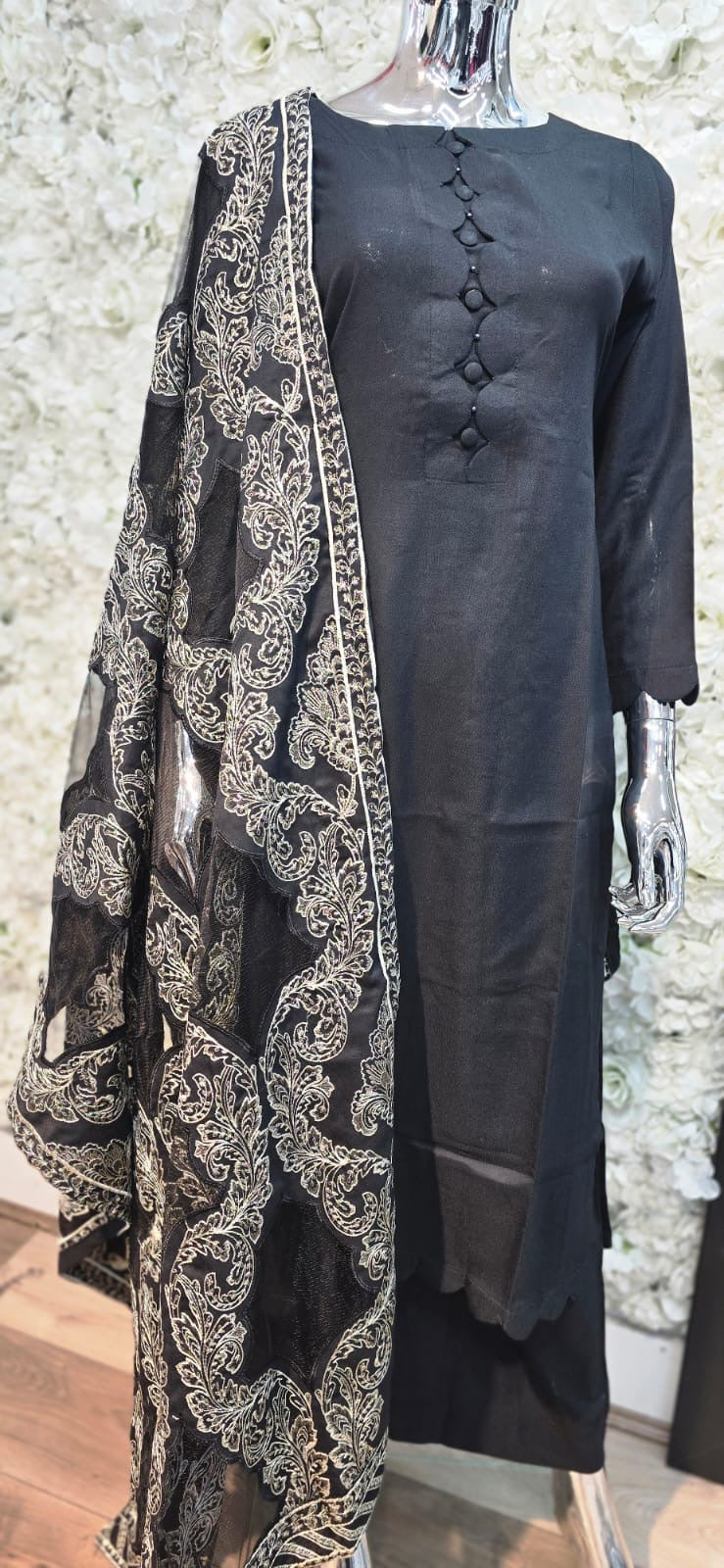 Brit 3 piece Dhanak_6063 ladies suit B33