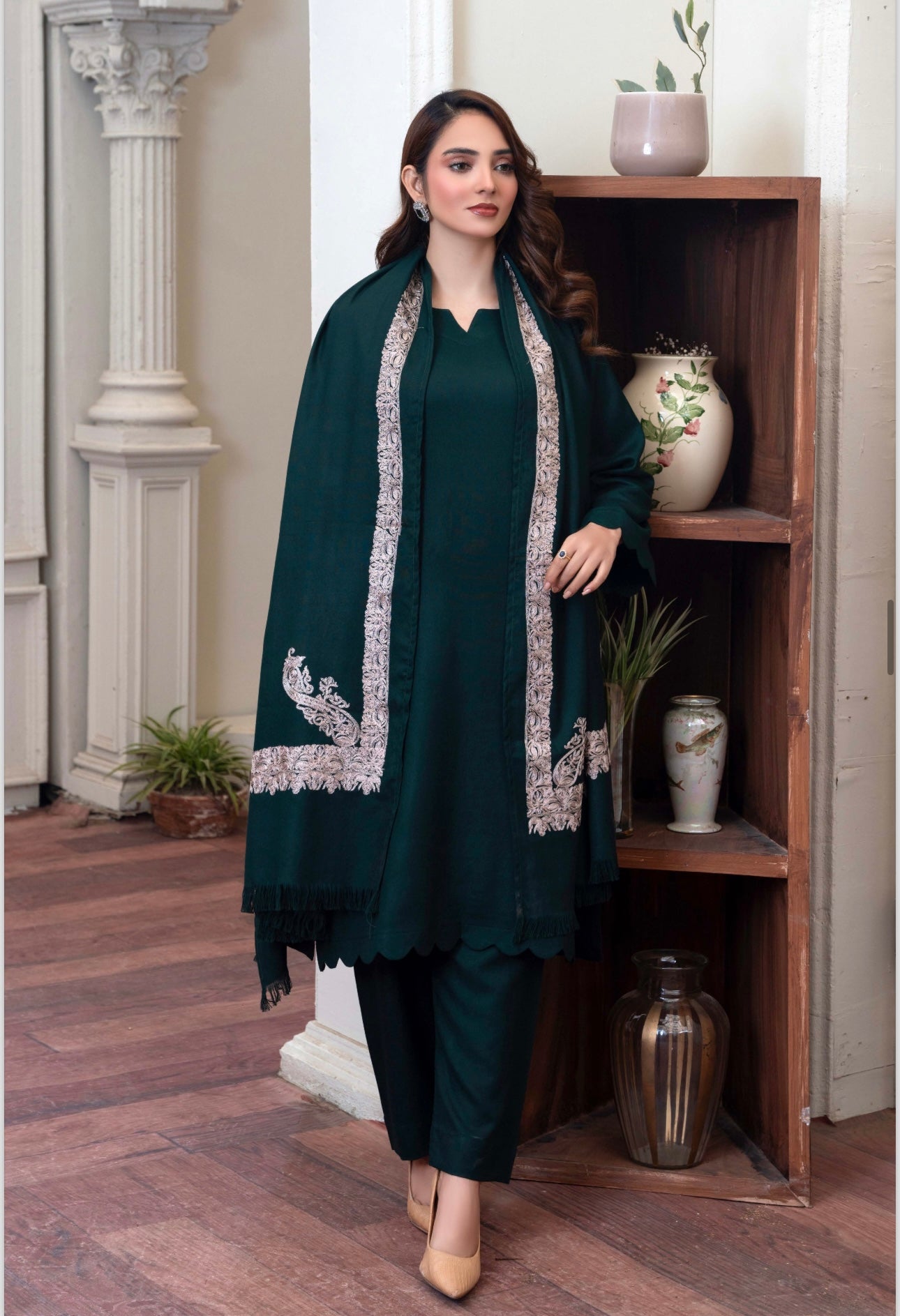 Raniya 3 piece_6034 Dhanak Pakistani ladies suit B18