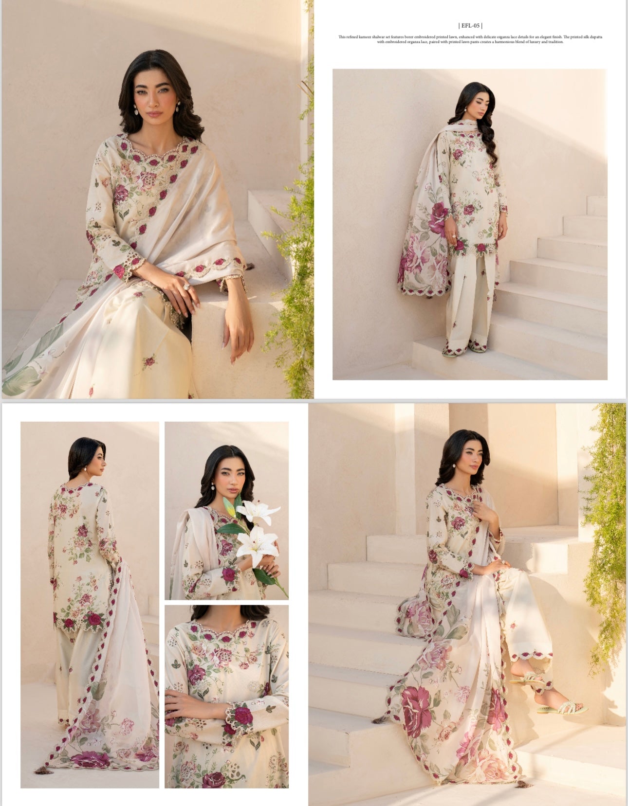 IZNIK original designer lawn_81042 Pakistani ladies suit B182