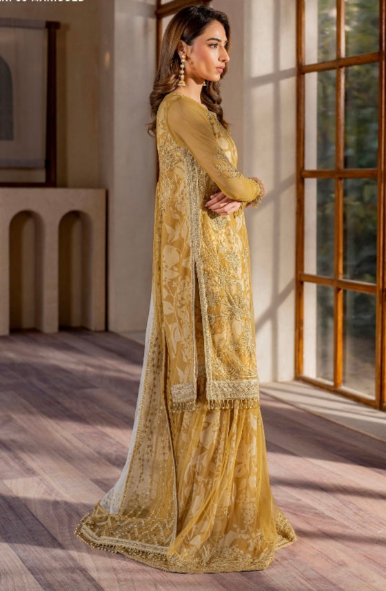 Zarif designer embroidery net _8021 Pakistani ladies suit