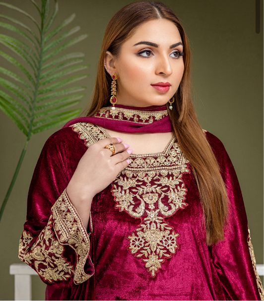 Brit Valvet 3 piece kaftan_3019 B8