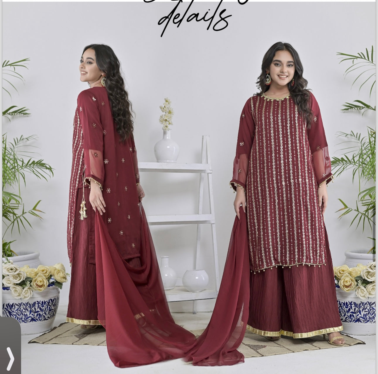 Brit 3 piece chiffon_8012 Pakistani suits B61