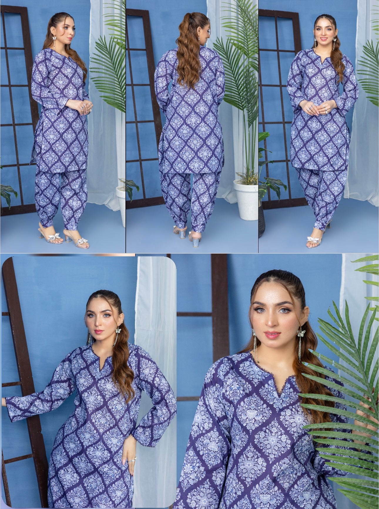 M print inspired 2 piece Lawn_81010 Pakistani ladies suit B173