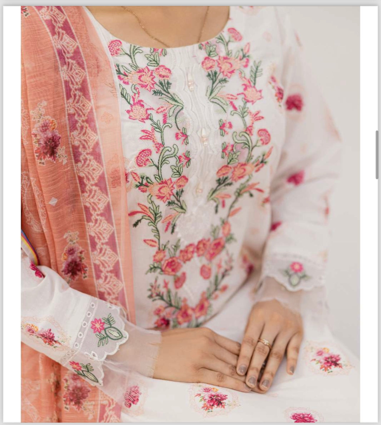 Easha aesha inspired 3 piece Lawn_100311 Pakistani ladies suit B212