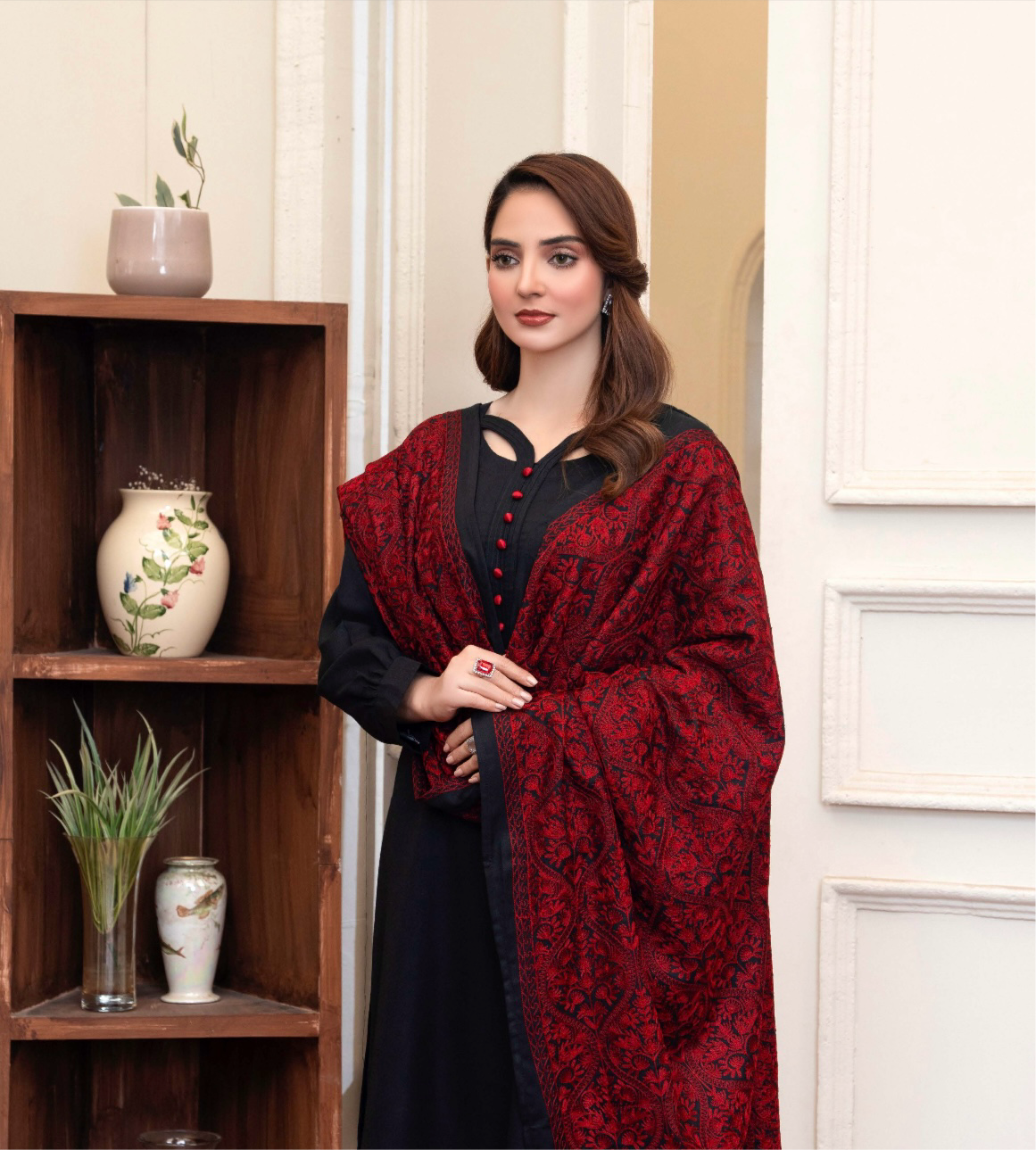 Raniya 3 piece_6035 Dhanak Pakistani ladies suit B18